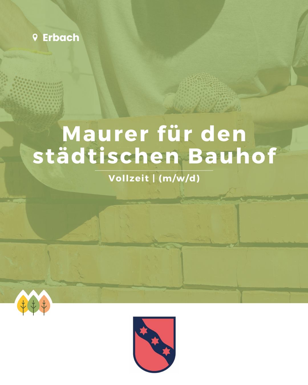 Maurer für den städtischen Bauhof