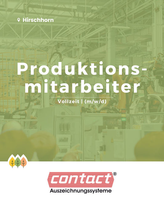 Produktionsmitarbeiter in Vollzeit sowie Heimarbeit als geringfügig beschäftigte Person