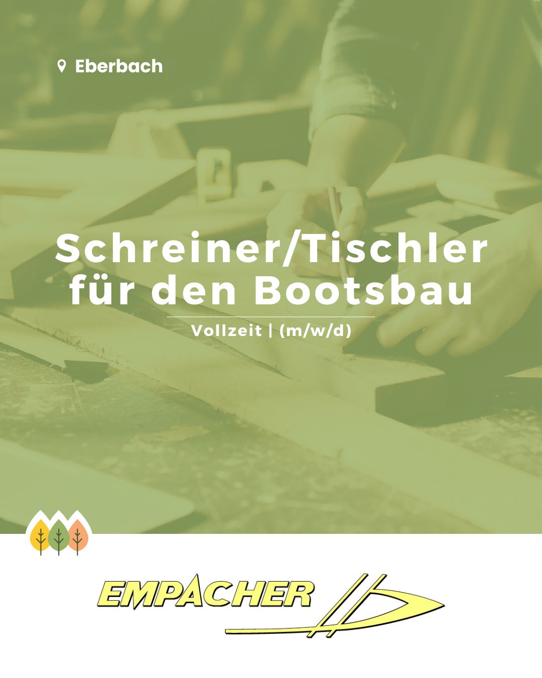 Schreiner / Tischler für den Bootsbau