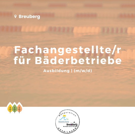 Fachangestellte/r für Bäderbetriebe