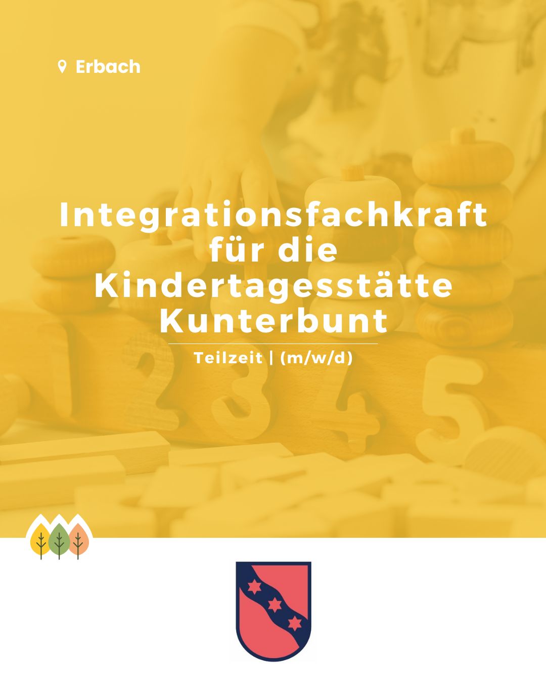 Integrationsfachkraft für die Kindertagesstätte Kunterbunt