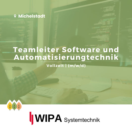 Teamleiter Software und Automatisierungtechnik